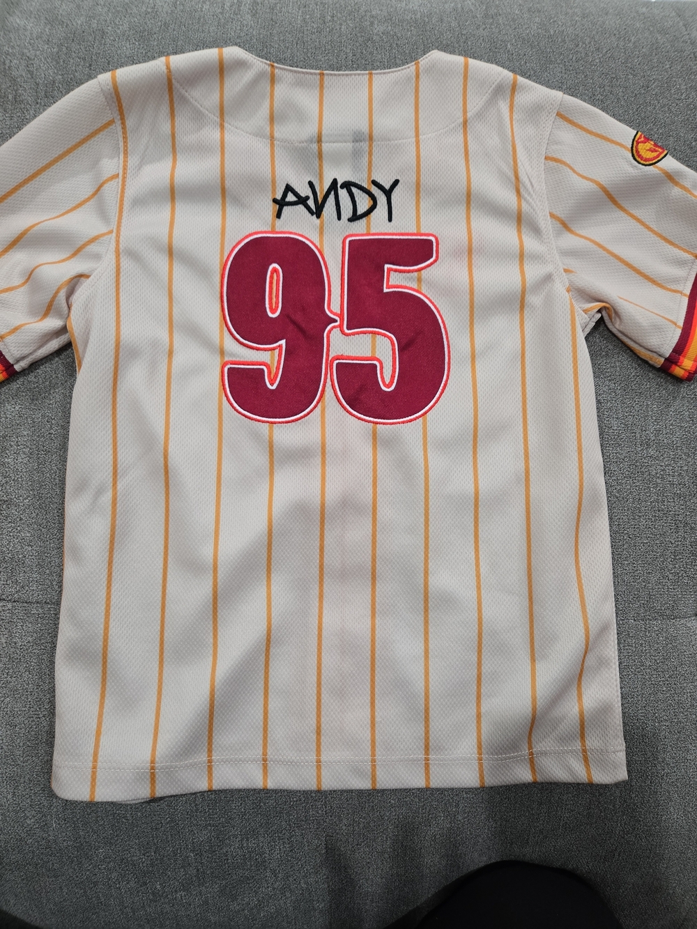 Disney Pixar Toy Story Woody Baseball Jersey — BoxLunch Exclusive - Picture 4 of 5